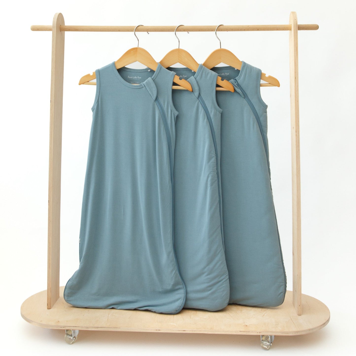 Slate Blue Sleep Sack & Zip Romper Set