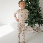 Gingerbread Small Ribbed Two-Piece Set