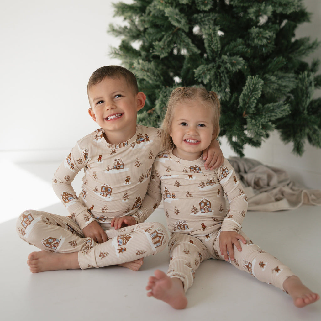 Gingerbread Small Ribbed Two-Piece Set