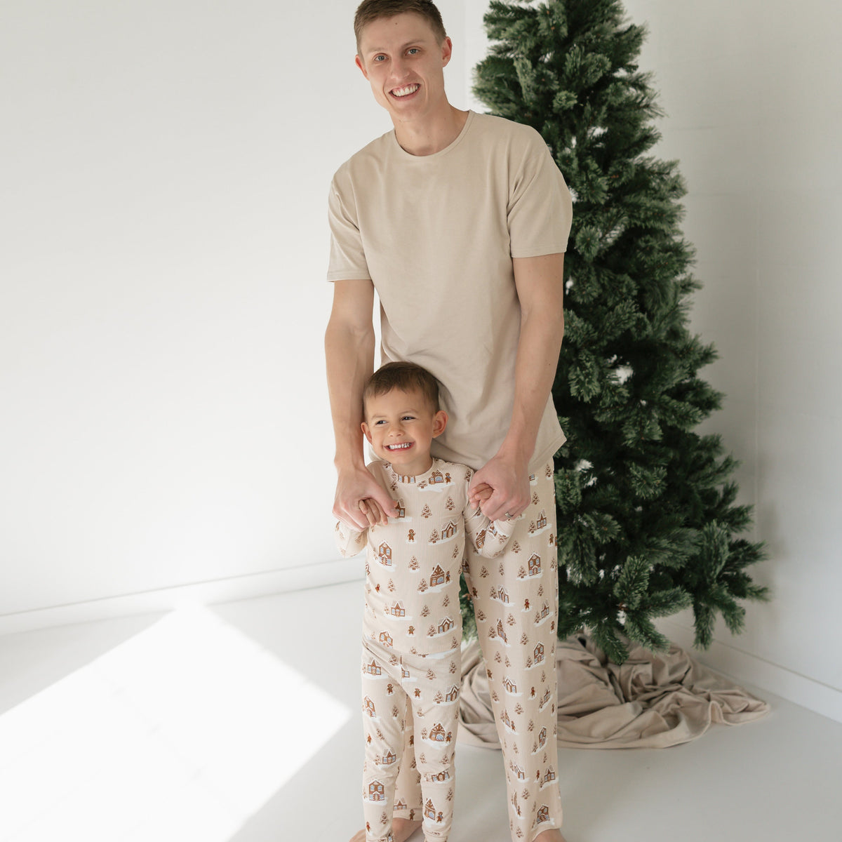 Gingerbread Small Ribbed Two-Piece Set