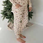 Gingerbread Small Ribbed Women's Pants