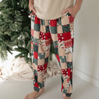 Patchwork Small Ribbed Men's Pants