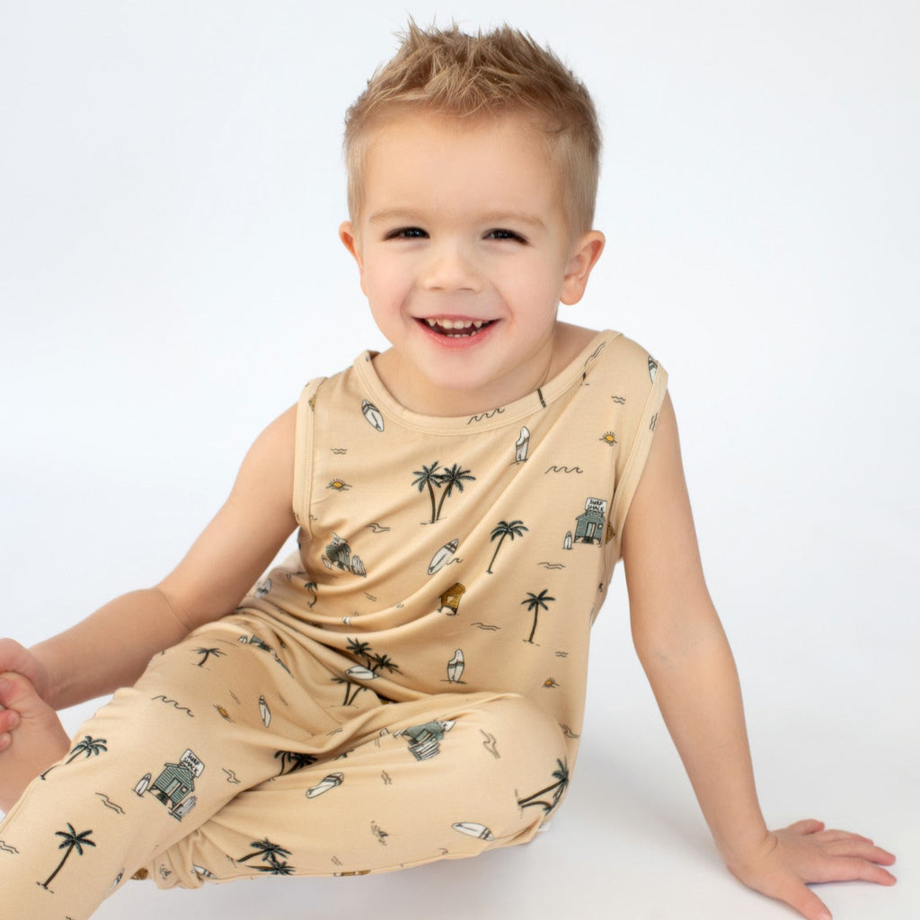 Surf Shack Harem Romper