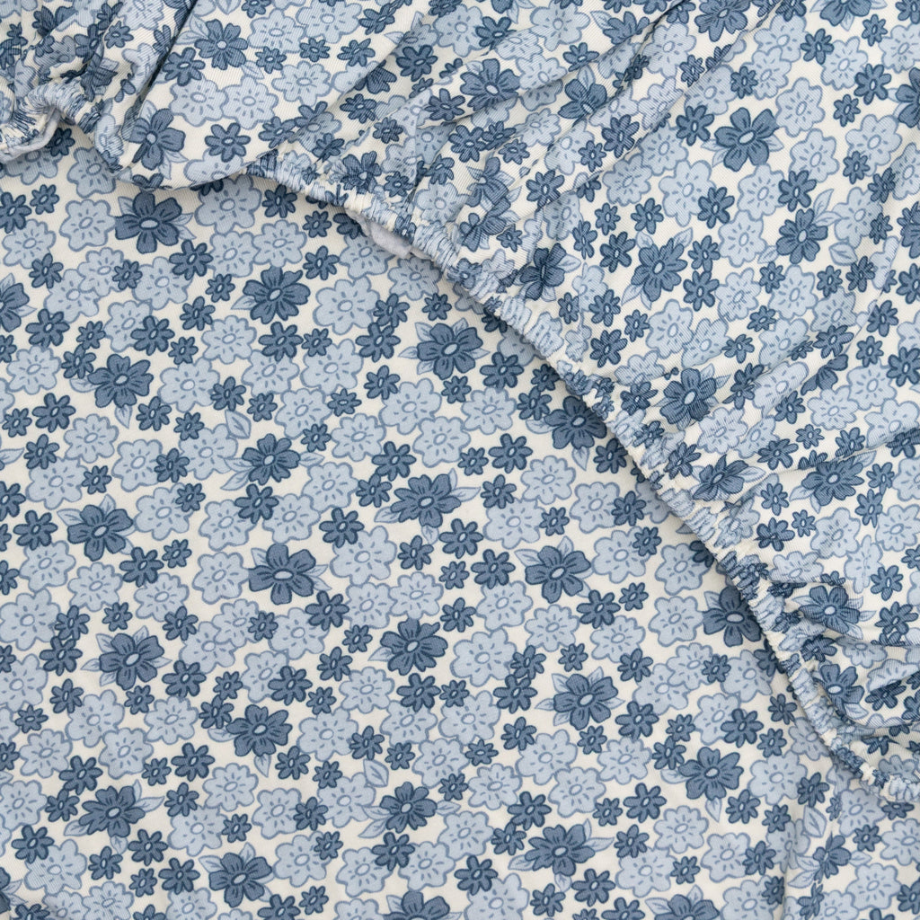 Bluebell Blossoms Twin Sheet With Pillow Case