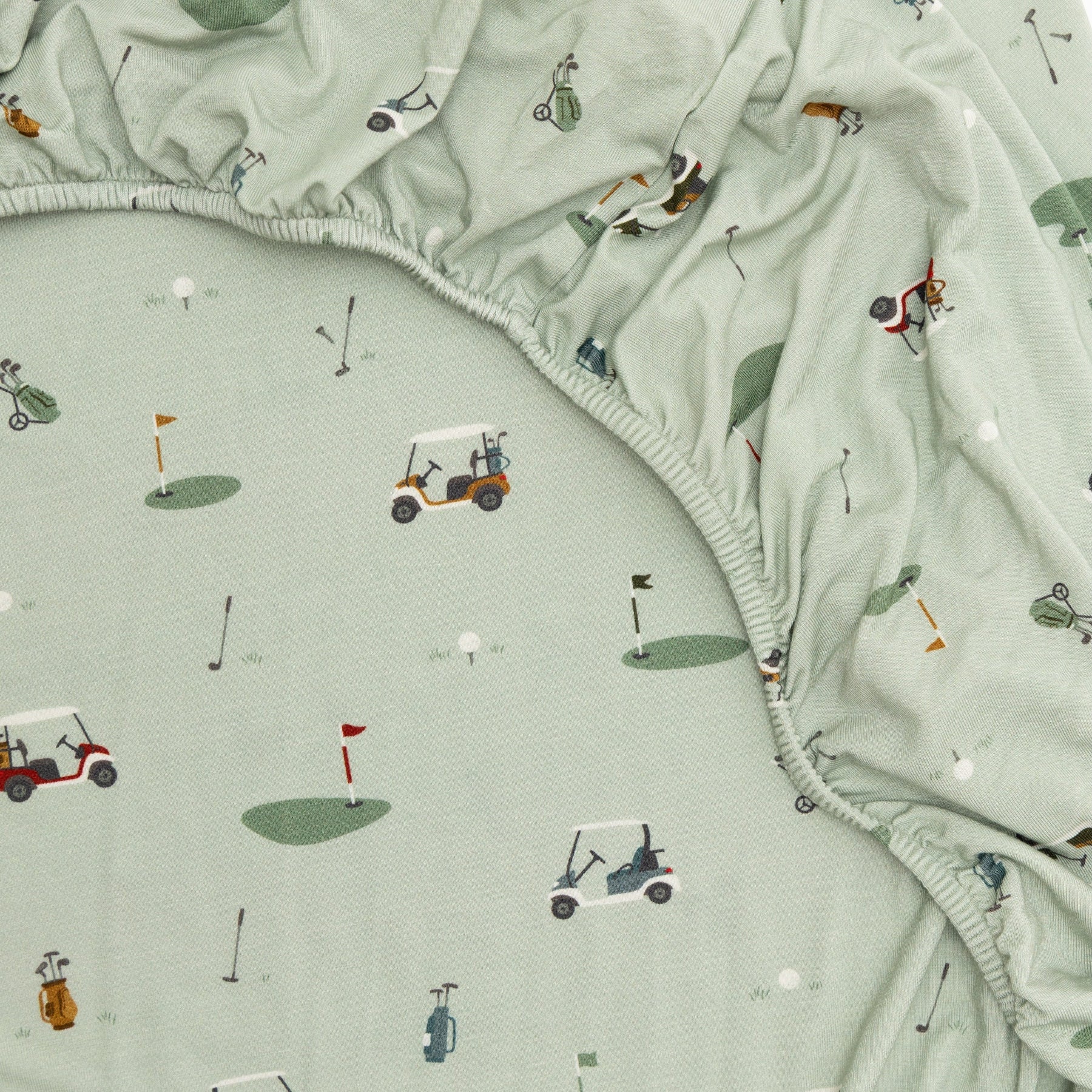 Golf Twin Sheet With Pillow Case