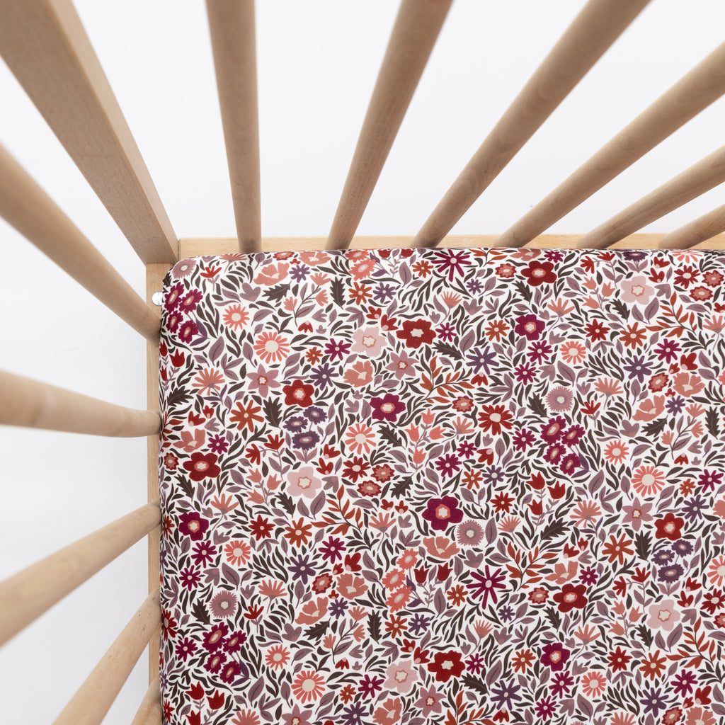 Fall Blooms Crib Sheet