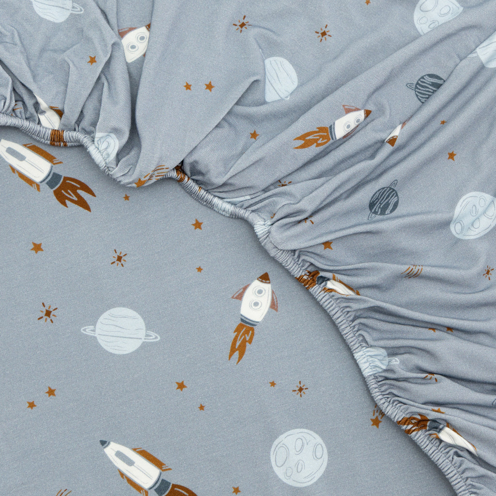 Space Explorers Twin Sheet With Pillow Case