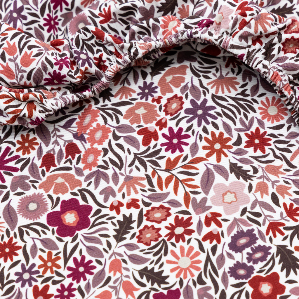 Fall Blooms Crib Sheet