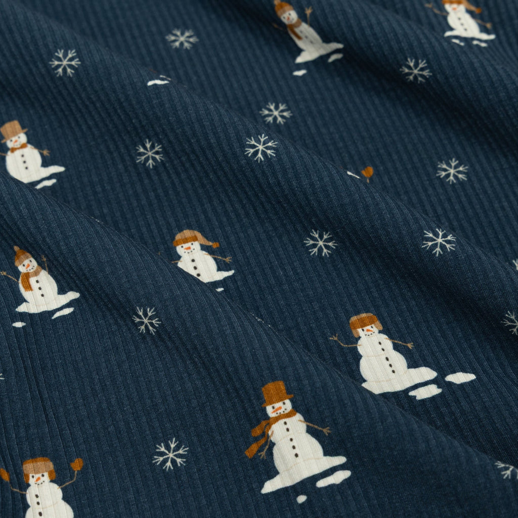 Snowmen Small Ribbed Men's Pants