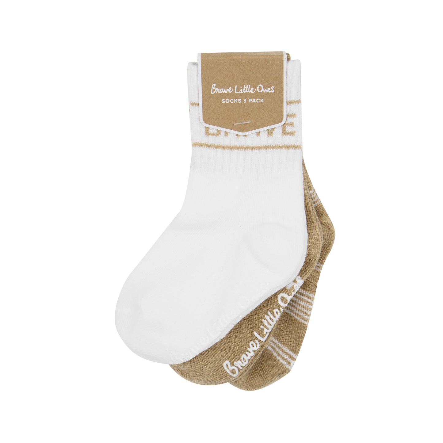 Tan Socks 3 Pack