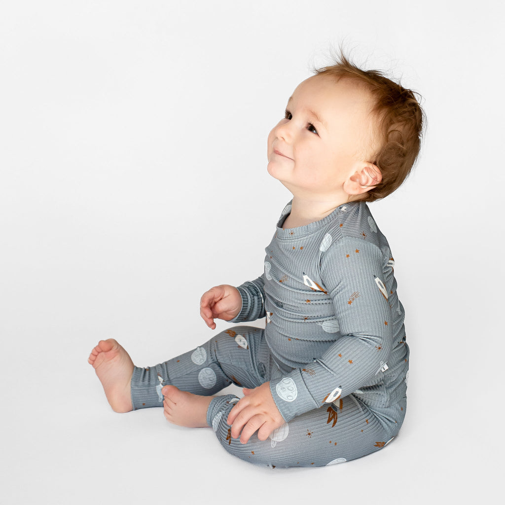 Space Explorers Small Ribbed Two-Piece Set