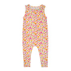 Summer Blooms Small Ribbed Harem Romper