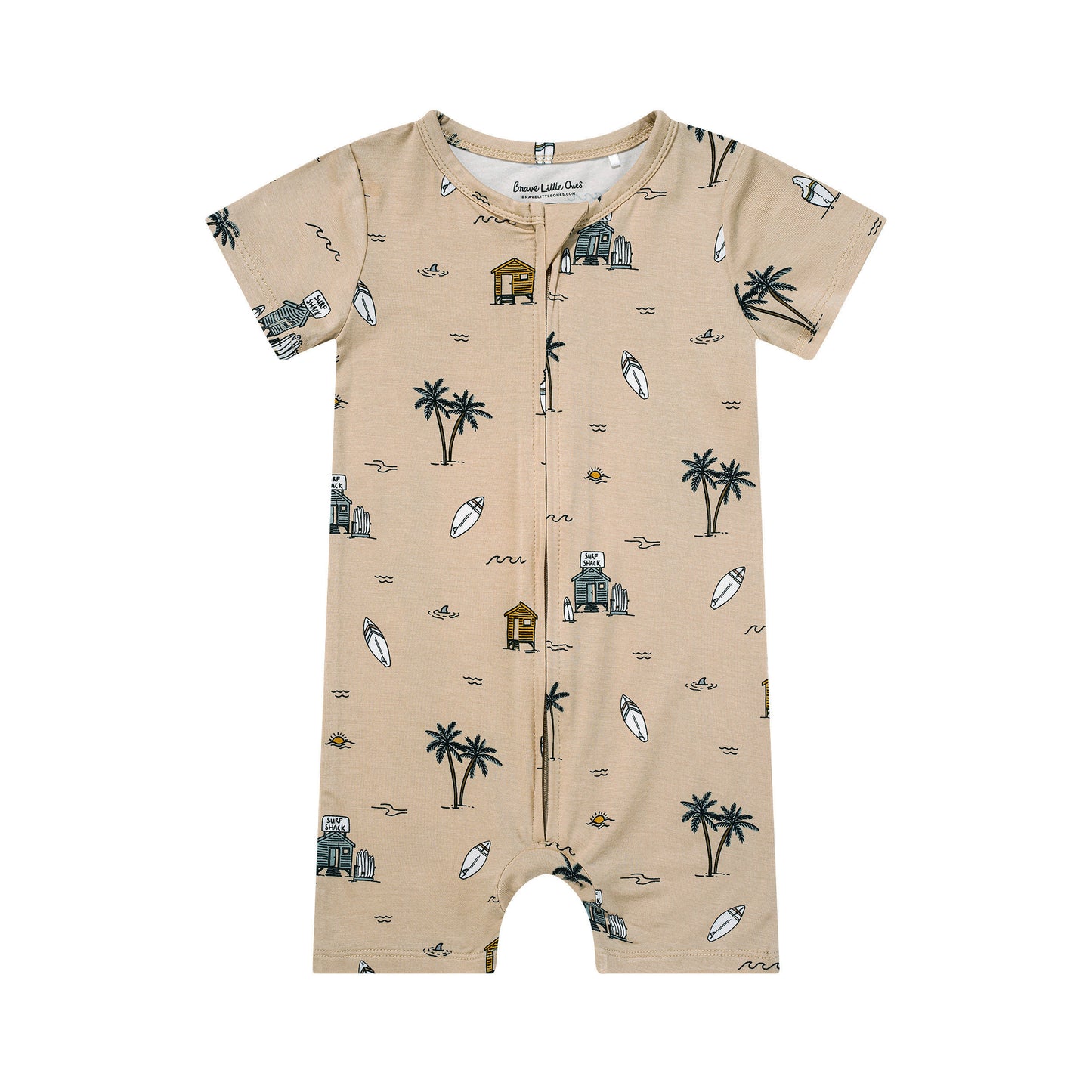 Surf Shack Summer Zip Romper