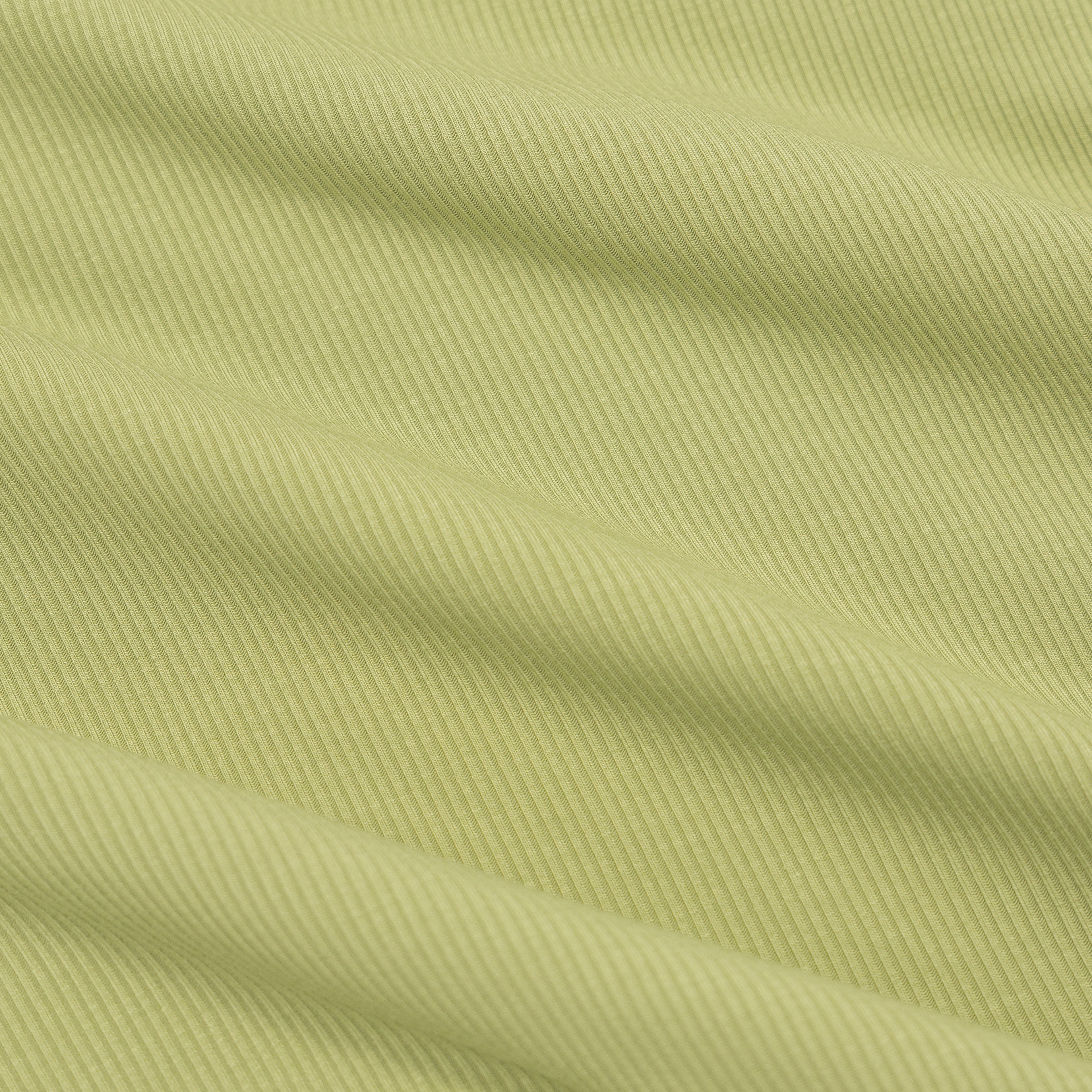 Tarragon Green Small Ribbed Women's Shorts Set