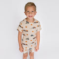 Tractors Small Ribbed Shorts Two-Piece Set