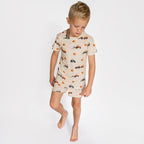 Tractors Small Ribbed Shorts Two-Piece Set