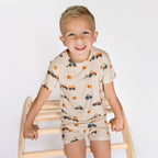Tractors Small Ribbed Shorts Two-Piece Set