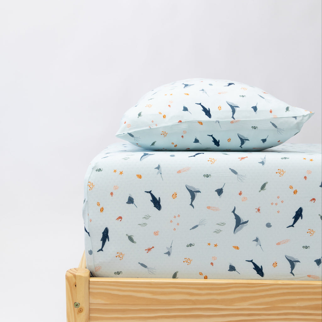 Under The Sea Twin Sheet With Pillow Case