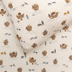 Noah's Ark Twin Sheet With Pillow Case