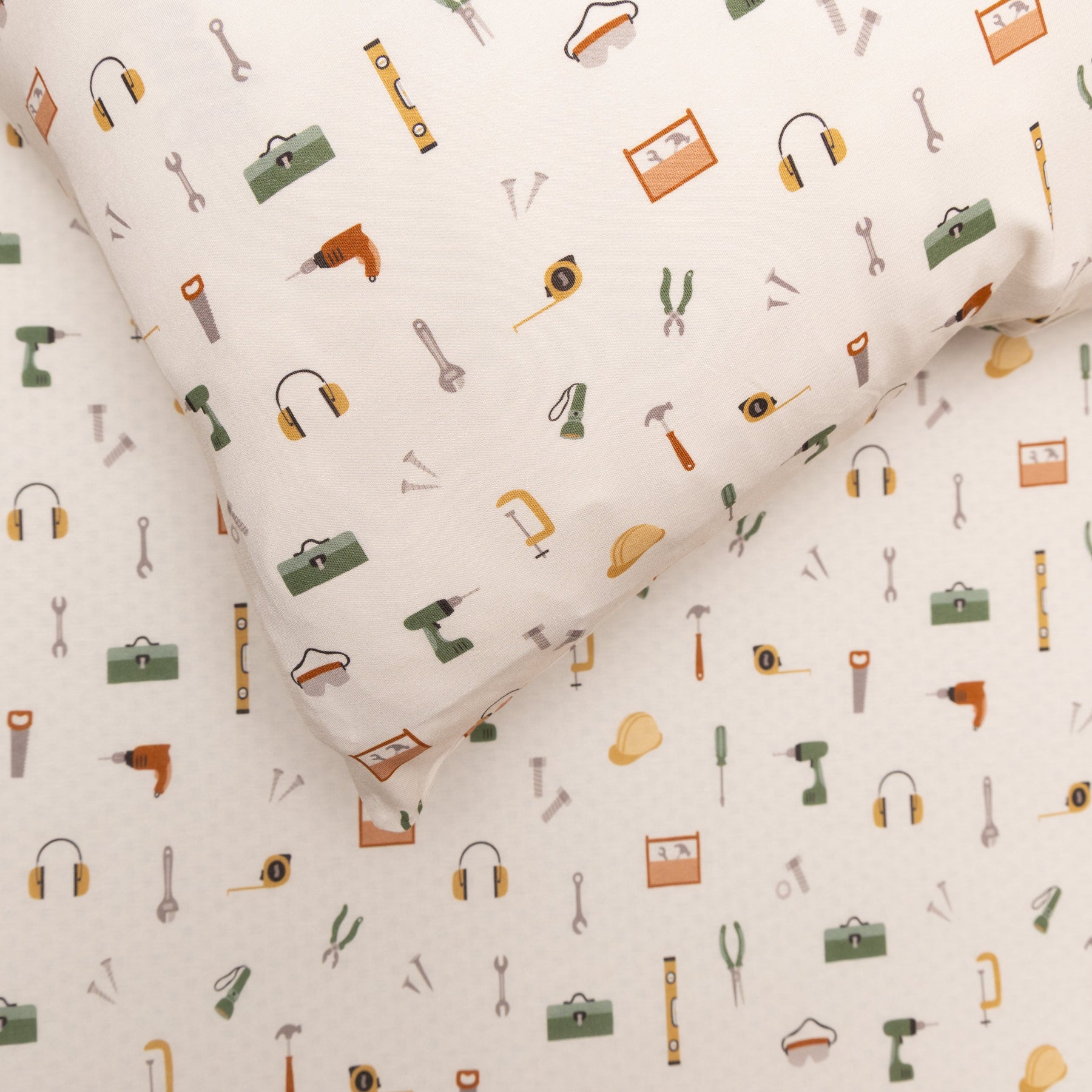 Tool Time Twin Sheet With Pillow Case