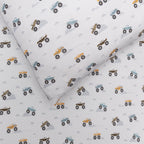 Monster Trucks Twin Sheet With Pillow Case
