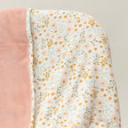 Whimsical Floral Small Ribbed Adult Blanket