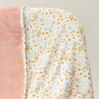 Whimsical Floral Small Ribbed Youth Blanket