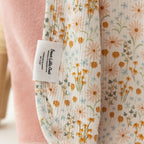 Whimsical Floral Small Ribbed Youth Blanket