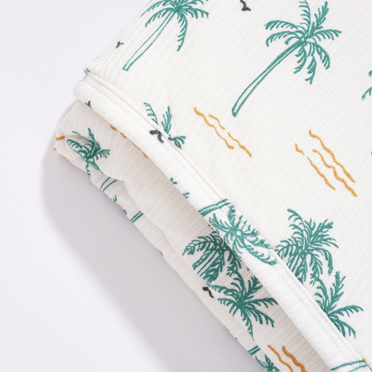 Palm Trees Small Ribbed Youth Blanket