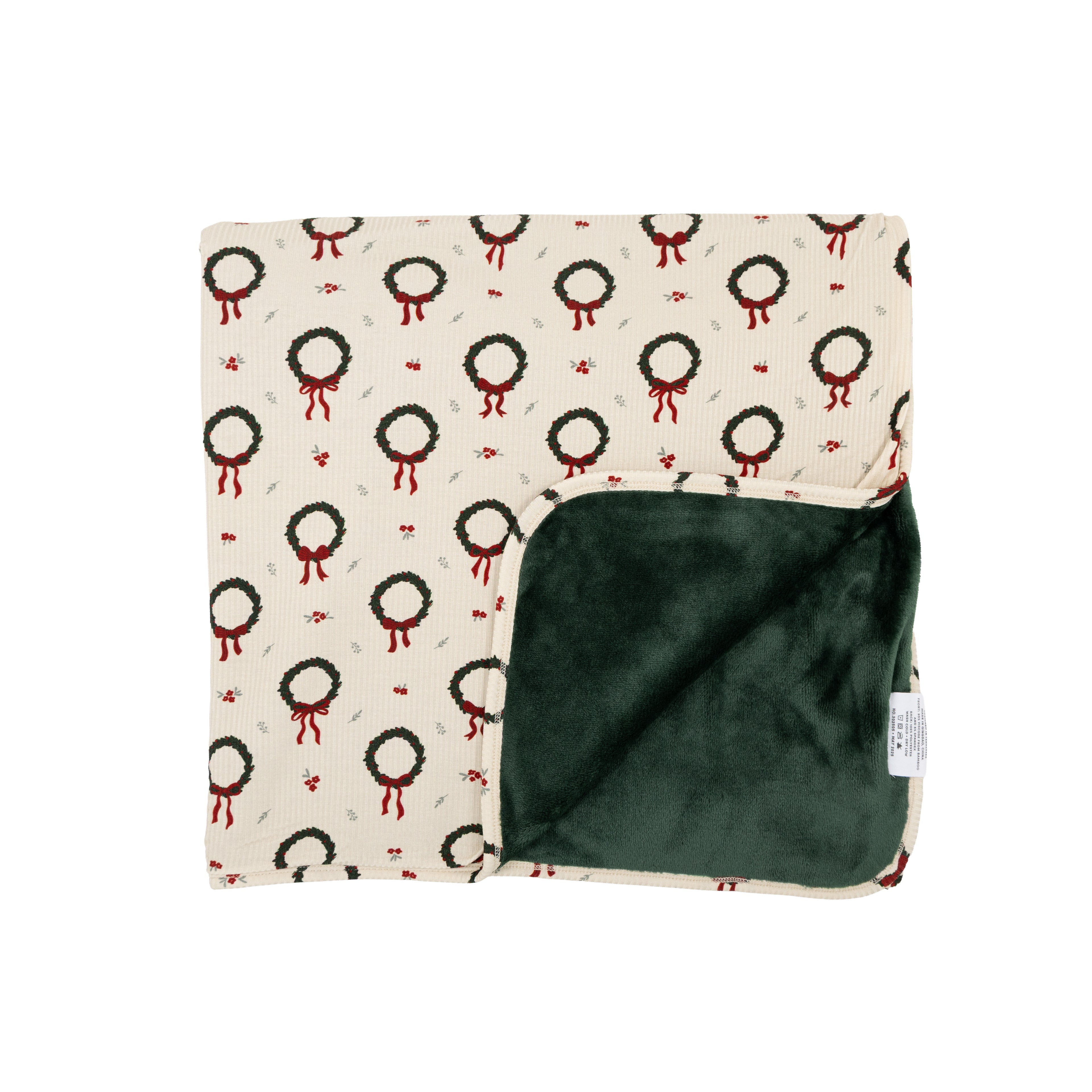 Christmas Wreaths Small Ribbed Adult Blanket