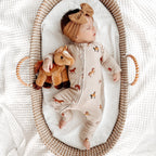 Horses Small Ribbed Zip Romper