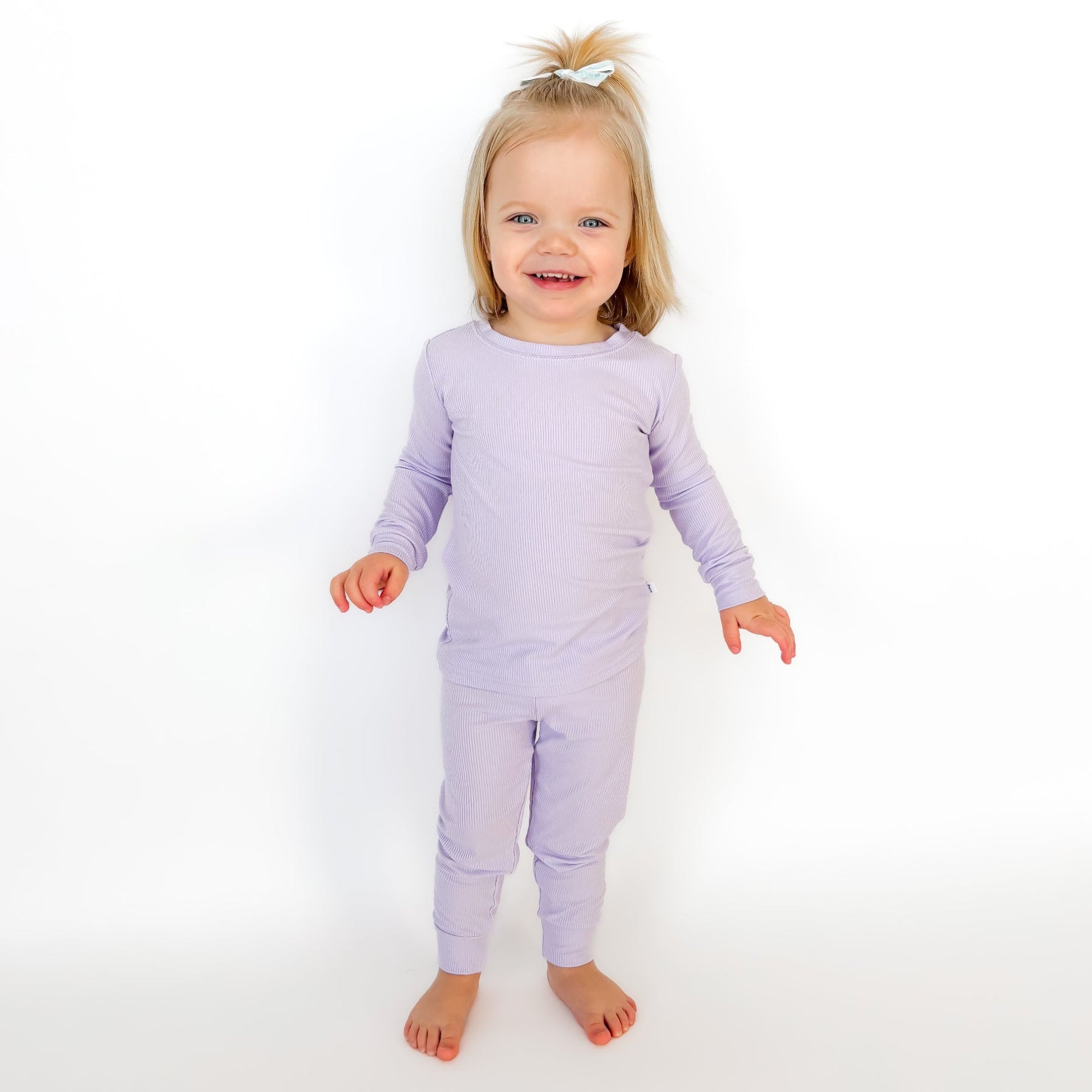Lavender Small Ribbed Two-Piece Set