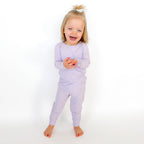 Lavender Small Ribbed Two-Piece Set