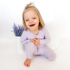 Lavender Small Ribbed Two-Piece Set