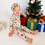 Santa's Workshop Zip Romper