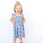 Vintage Cherries Small Ribbed Flutter Sleeve Dress