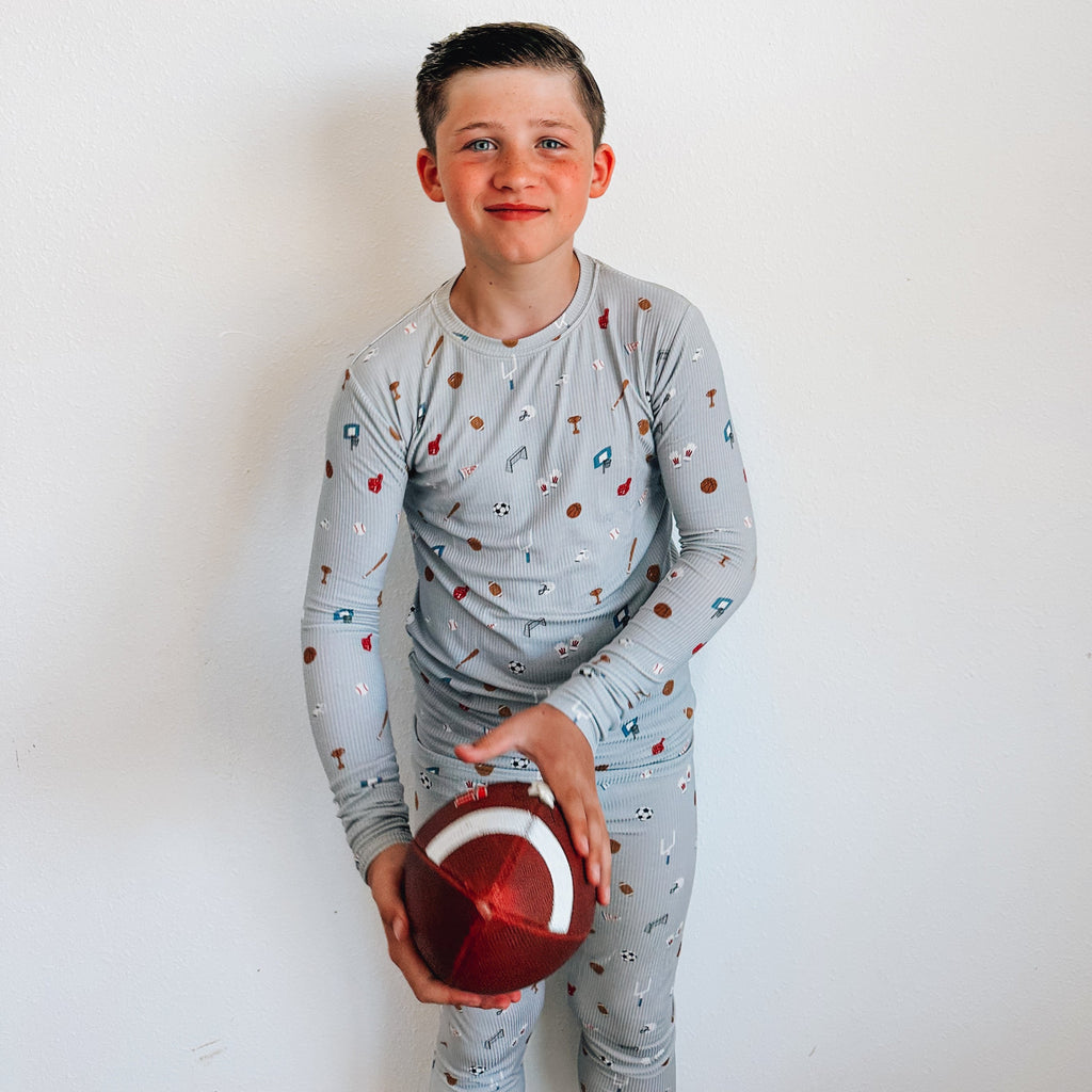 Sports Zone Small Ribbed Two-Piece Set