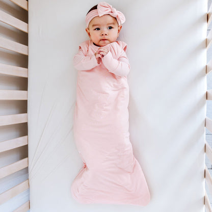 Ballet Pink Sleep Sack & Zip Romper Set