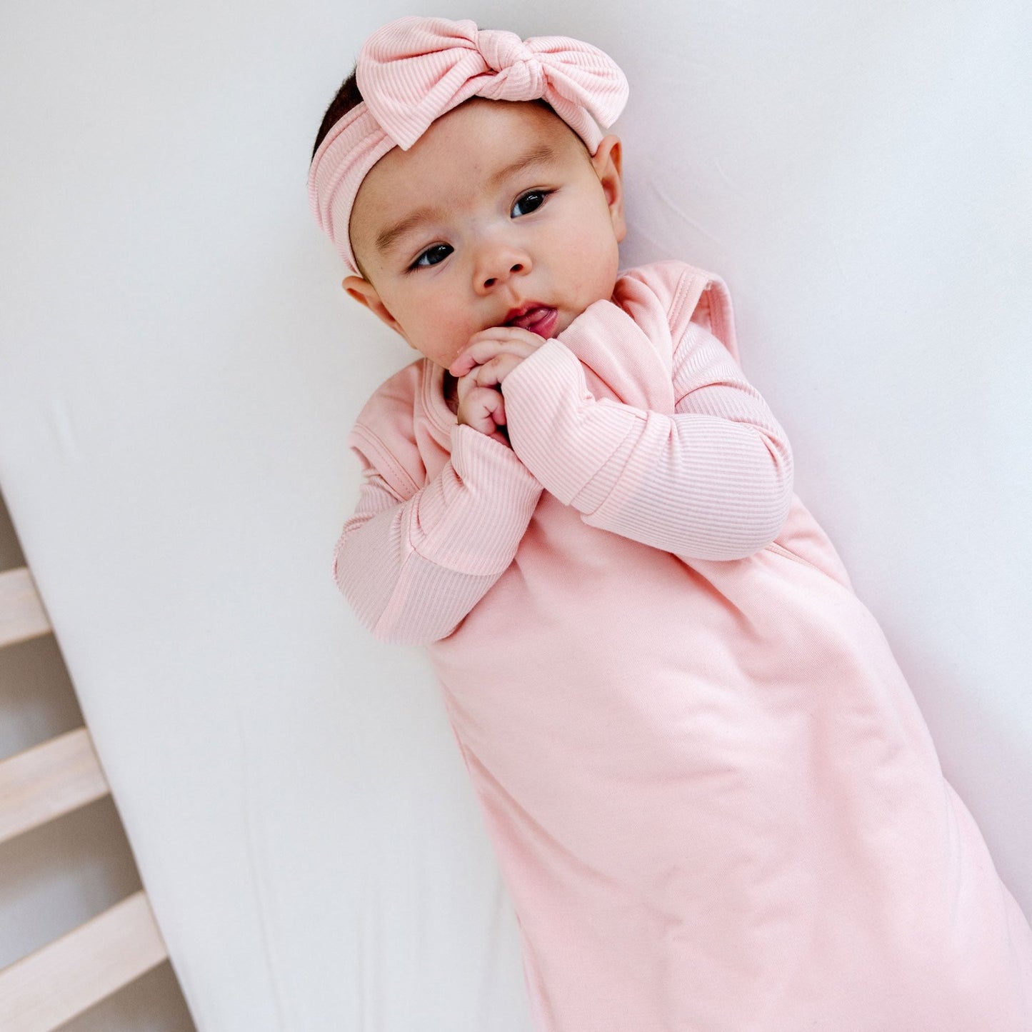 Ballet Pink Sleep Sack & Zip Romper Set