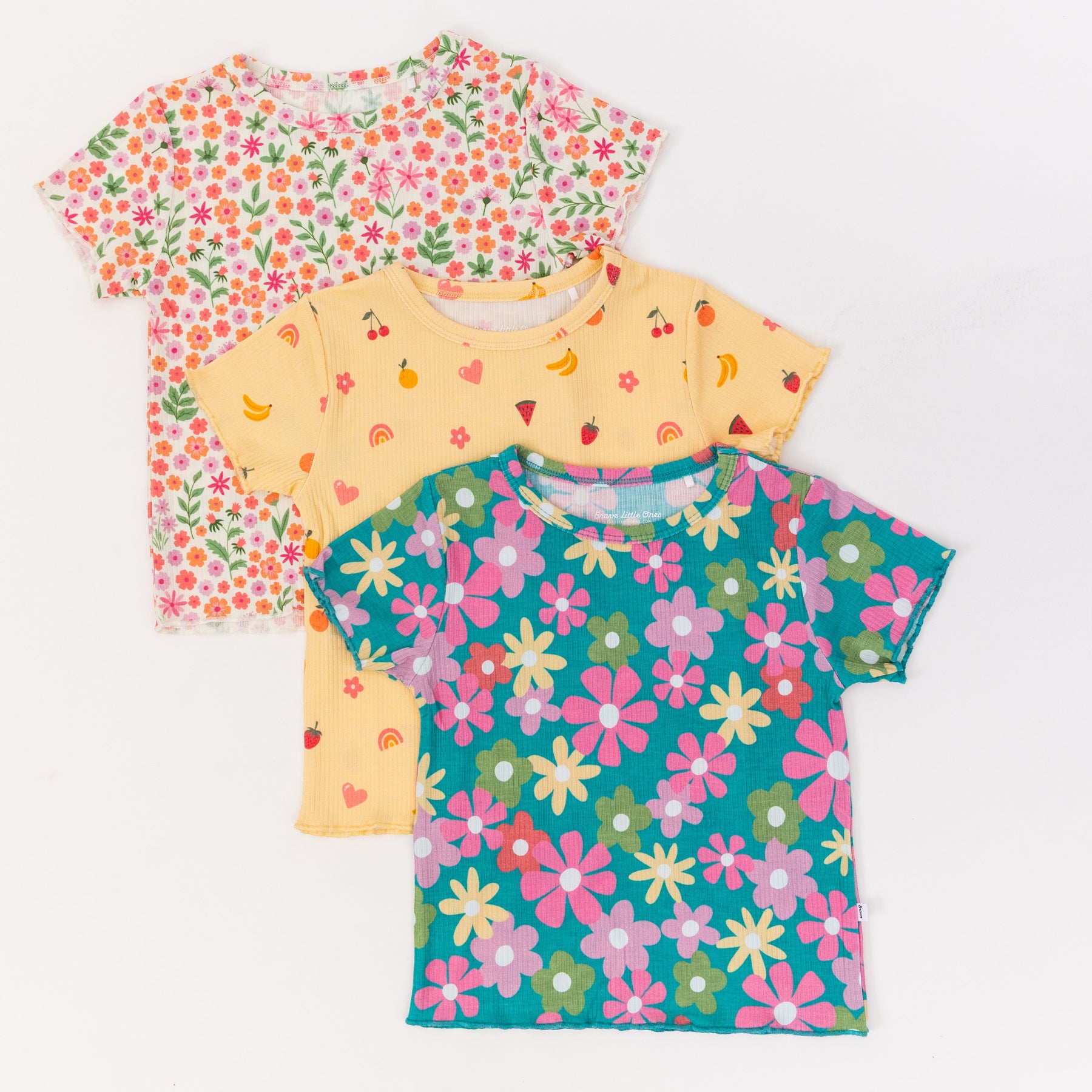 Spring Fields Lettuce-Edge Ribbed Shirt