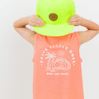 Ride The Wave Orange Heather Tank