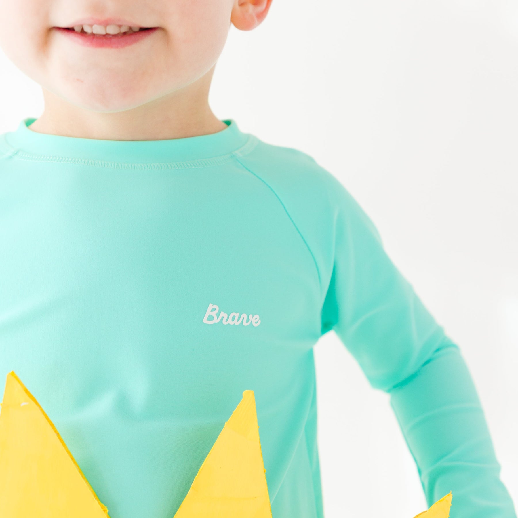 Neon Turquoise Rash Guard