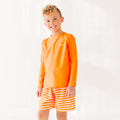 Neon Orange Rash Guard