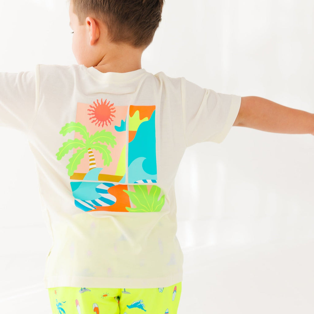 Neon Yellow Surfside Swim Trunks