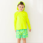 Neon Yellow Rash Guard