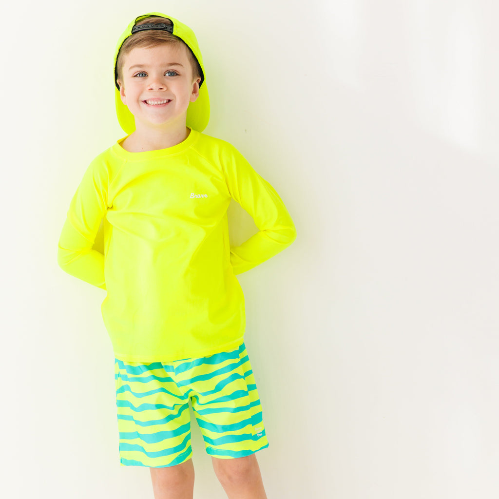 Neon Yellow Rash Guard