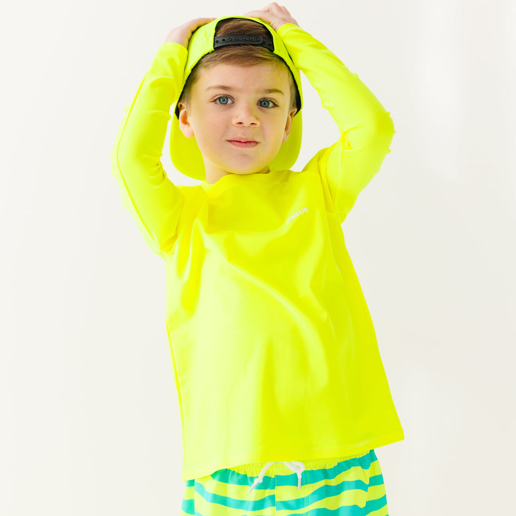 Neon Yellow Rash Guard