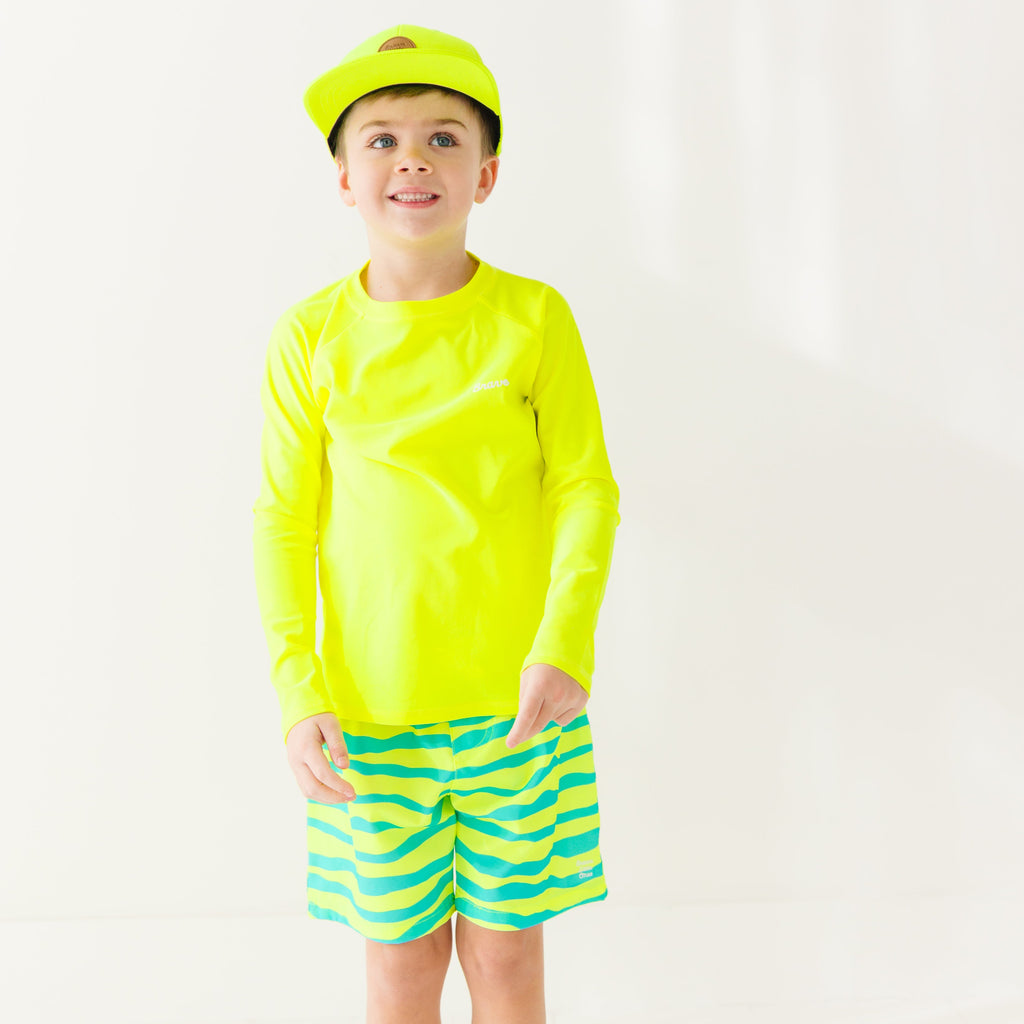 Neon Yellow Rash Guard