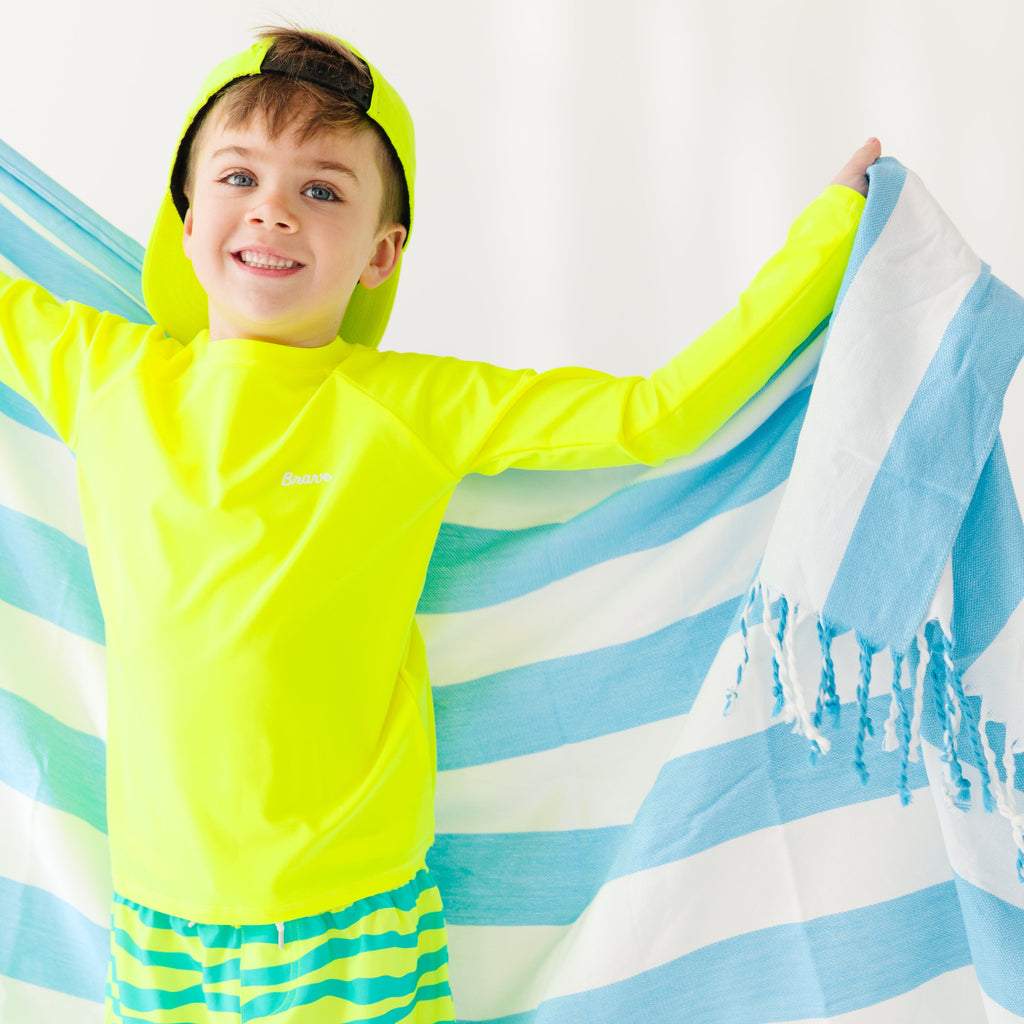 Neon Yellow Rash Guard