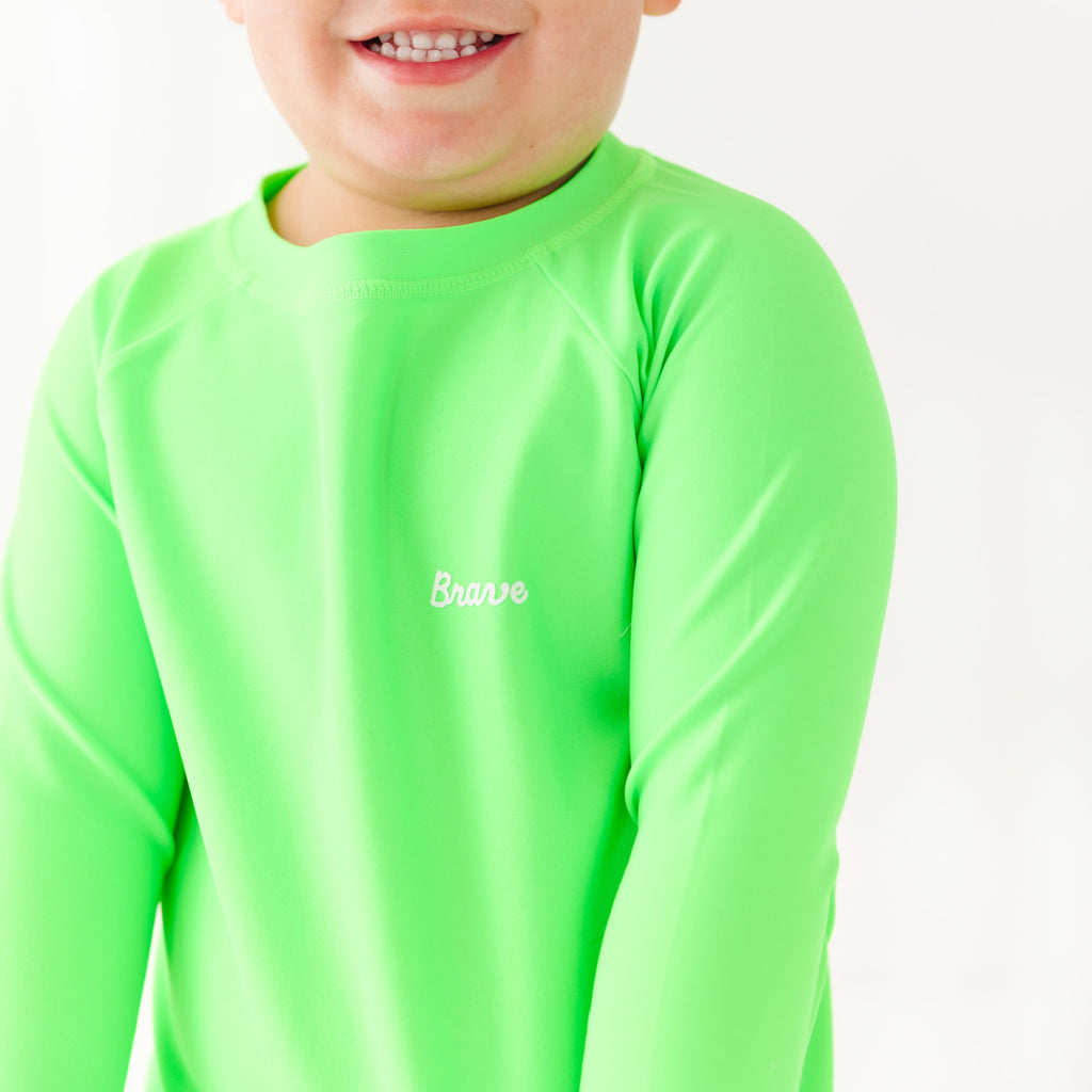 Neon Green Rash Guard